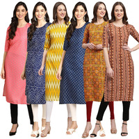 Pinkmint Crepe Printed Kurti For Womens College Wear Kurti For Women
