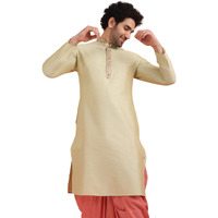 Kisah Men's Indian Ethnic Wear Kurta For Wedding & Festivals, Green, 38