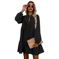 Rare Women's Regular Fit Dress (Ep8027_Black Xl)