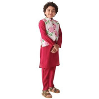 Pspeaches Boys Printed Regular Kurta With Pyjamas (15-16Years)