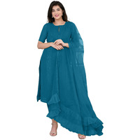 Fashion Basket Georgette Kurta Set With Dupatta For Women