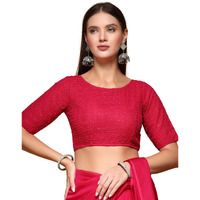 Oomph! Readymade Blouse For Women, Cotton, Boat Neck, Rbbl585