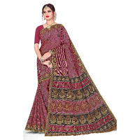 Tamaira Fashion Women's Plain Weave Pure Cotton Saree Without Blouse Piece(11142_Dusty Pink)