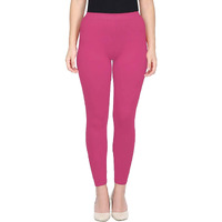 Shasmi Women's Stretch Leggings Xl Ankle Pink 7_Rani 2Xl