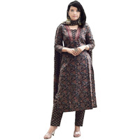 Alvami Women's Viscose Regular Kurta Set (Srinika_Suit02