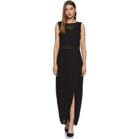Rare Women's A-Line Dress (Ep1604-M, Black, Medium)