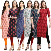 Pinkmint Crepe Printed Kurti For Womens College Wear Kurti For Women