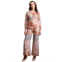 Purvaja Womens Maxi Co-Ords (Razy-011_Multi_Xx-Large) Multicolour
