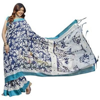 Yashika Women's Art Silk With Tassels Saree|Sarees For Women (Az-Ys-P1-Naysa Navy Jhalar)