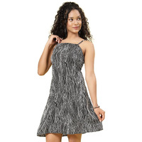 Oomph! Women's Western & Fusion Wear Dresses For Women, Blue - Md897