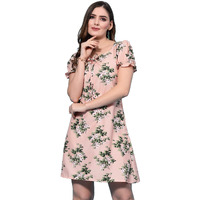 Oomph! Women's Mini Dress (Md598_Orange 5_Xl)