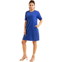 Nykd All Day Heart On My Sleeve Dress- Dress, Nyle102, Bright Cobalt, L, 1N