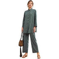 Leriya Fashion Ethnic Co Ord Set For Women || Rayon Kurta Pant Set || Office Wear Kurta Set For Women || Casual Kurti Set || Simple Kurta Set For Women || Co Ord Kurta Set For Women (K-W1694&Tr790-S)