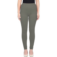 Shasmi Women's Stretch Leggings Com Chudidar Grey 102_Cool M