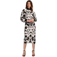 Purvaja Women's Polyester Blend Cocktail Midi Dress (Maxi-030-Vintage-Xs_Off White