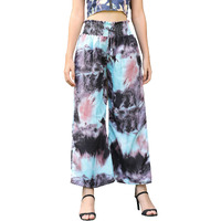 Greciilooks Womens Rayon Jogger Regular Fit Palazzo Pants (Dark Grey, X-Large)