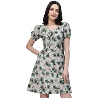 Oomph! Mini One Piece Dress For Women Green - Md668 L