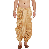 Sojanya (Since 1958 Mens Stitched Gold Dupion Silk Dhoti