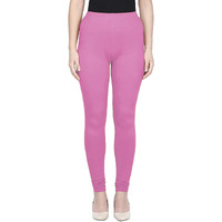 Shasmi Women's Stretch Leggings Com Chudidar Pink 32_Fuchsia M