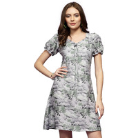 Oomph! Women's Crepe Sheath Mini Dress (Md871_Pear Green