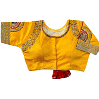 Pujia Mills Women's Sequins Handwork Women's Bridal Blouse Readymade Saree Blouse For Women Bridal Blouse For Wedding