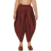 Kisah Kids Dhoti, Cotton Blend Solid Maroon Dhoti Pant For Boys, 7 Years - 8 Years