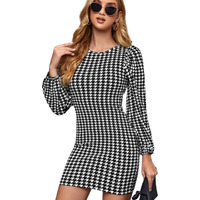 Dhruvi Trendz Womens Lycra Women Western Dresses Regular Fit A-Line (Dupli-D-Wd-1031_Black_2Xl)