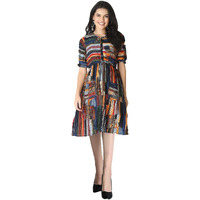 Leriya Fashion Women Cotton Blend Kurties Regular Fit Casual Fancy (Lf-D-K2498_Multicolour_Xxl)