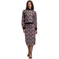 Purvaja Women's Polyester Blend Cocktail Midi Dress (Maxi-015-Purple-L_Purple