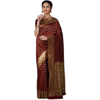 Leriya Fashion Women's Cotton Silk Saree (Lf-S2347_Maroon)