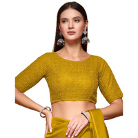 Oomph! Readymade Blouse For Women, Cotton, Boat Neck, Rbbl584