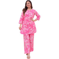 I Enterprise Women's Cotton Blend Regular Dress Shirt (Y1_Inco056_Pink