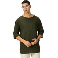 Thomas Scott Men's Linen Relaxed Shirt (Ts1525_Olive