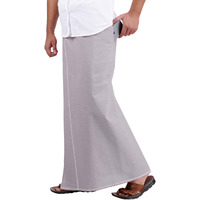 Prakasam Cotton Mens Supreme Qulaity Kfc Plain Welcro Pocket Dhoti (Kfc-Pln-D.Grey)