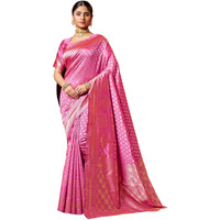 Leriya Fashion Women's Cotton Silk Saree (Lf-S2395_Taffy Pink)