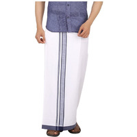 Prakasam Cotton Mens Welcro Pocket Dhoti (44)