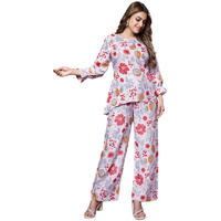 Greciilooks Women's Rayon Women Kurta Set (Gl-W1975&Tr983-Xl-White)