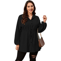 Greciilooks Poly Cotton Casual Standard Length One Piece Maxi Bodycon Dresses Midi Dress For Women (Gl-Wd1149_Black_L)