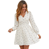 Om Sai Latest Creation Western Dresses For Women |A-Line Knee-Length Dress | Indo Western Dress For Women| Short Dress (Xx-Large, White)