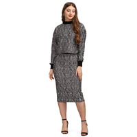 Purvaja Womens Co-Ords Midi Dress (Maxi-013-Zebra_Black_3X-Large)