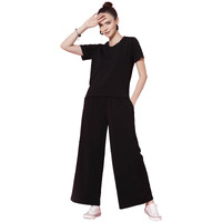 Oomph! Coord Set For Women Western, Black - Md919