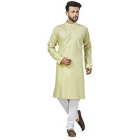 Be Active Men's Solid Pista Kurta Set || Men Kurta Pajama || Men Kurta Pajama Set || Kurta Pajama For Men (N-Rfsk0001 21 Set Xl)