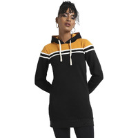 Campus Sutra Women's Cotton Hooded Neck Dress (Cbaw23_Csw-Aw-Lt0641_Multicolour