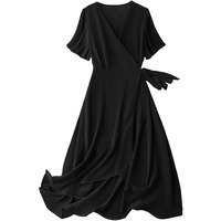 Lymio Dresses For Women || Western Dresses For Women || Dress For Women || Dresses (695-698) (S, Black)