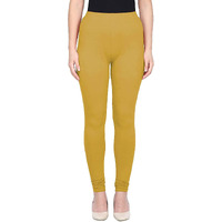Shasmi Women's Stretch Leggings Xl Chudidar Yellow Mustard 48 2Xl