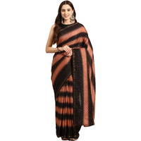 Shiv Textiles Women Poly Georgette Ready To Wear Saree Embrace Style In An Instant(St-R-4-Peach)