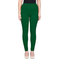 Shasmi Women's Stretch Leggings Chudidar Green Dark 115 M