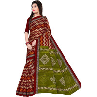Tamaira Fashion Women's Plain Weave Pure Cotton Saree Without Blouse Piece(1929_Maroon)