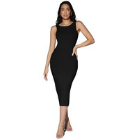 Toochki Dress For Women | One Piece Dress For Women | Women Midi Dress | Dresses For Women | Bodycon Dress For Women | Lycra Women Dress Black