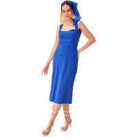 Purvaja Womens Bodyconknee Length Dress (Wini-121_Blue_Large)
